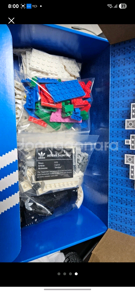 레고 아디다스 오리지널 슈퍼스타 10282--3