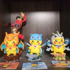 egg cheese 피카츄 레진 3종