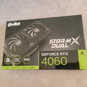 Emtek RTX 4060 스톰X Dual 그래픽카드