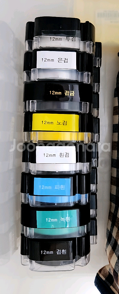 엡손 리락쿠마 라벨기 + 리필9 + 파우치 등등--3