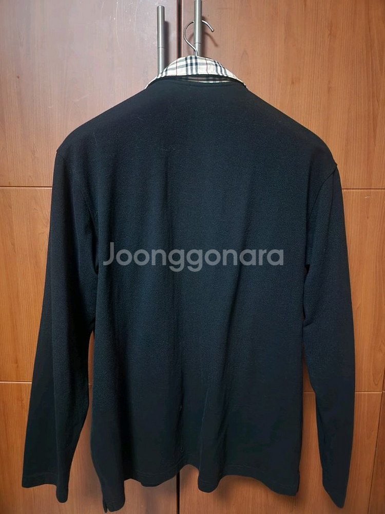 [정품]버버리카라티pk티 남성옷 팝니다!(L size)--2
