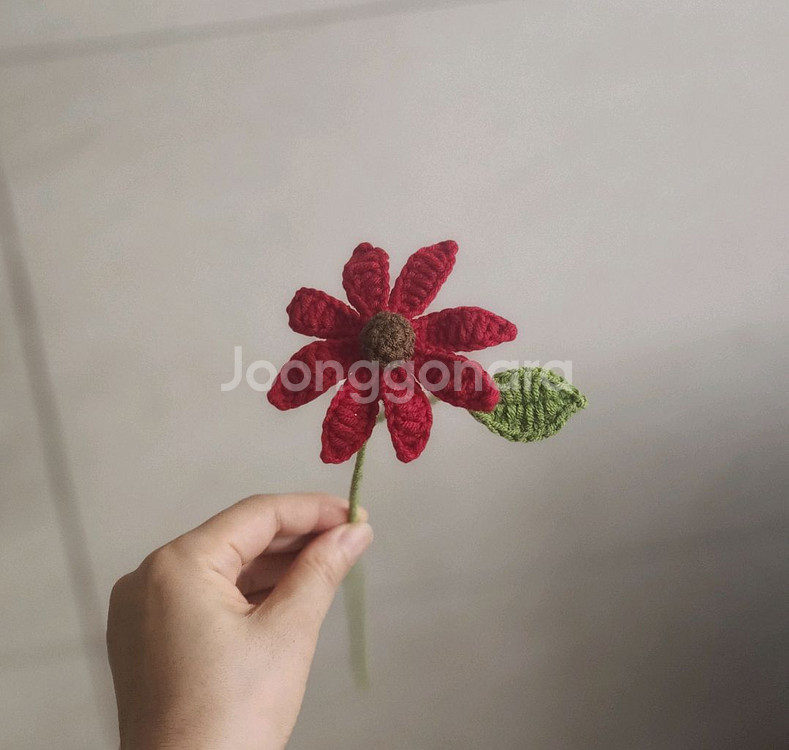 뜨개 꽃--0