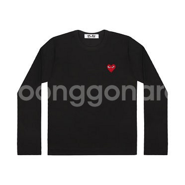 무료배송, 정품. 꼼데가르송 롱슬리브--0
