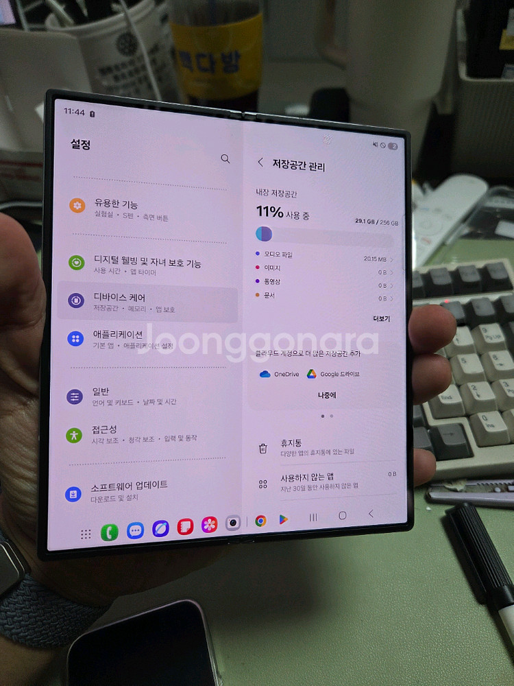 (8003)갤럭시z폴드6 256 깨끗한기기 판매--5