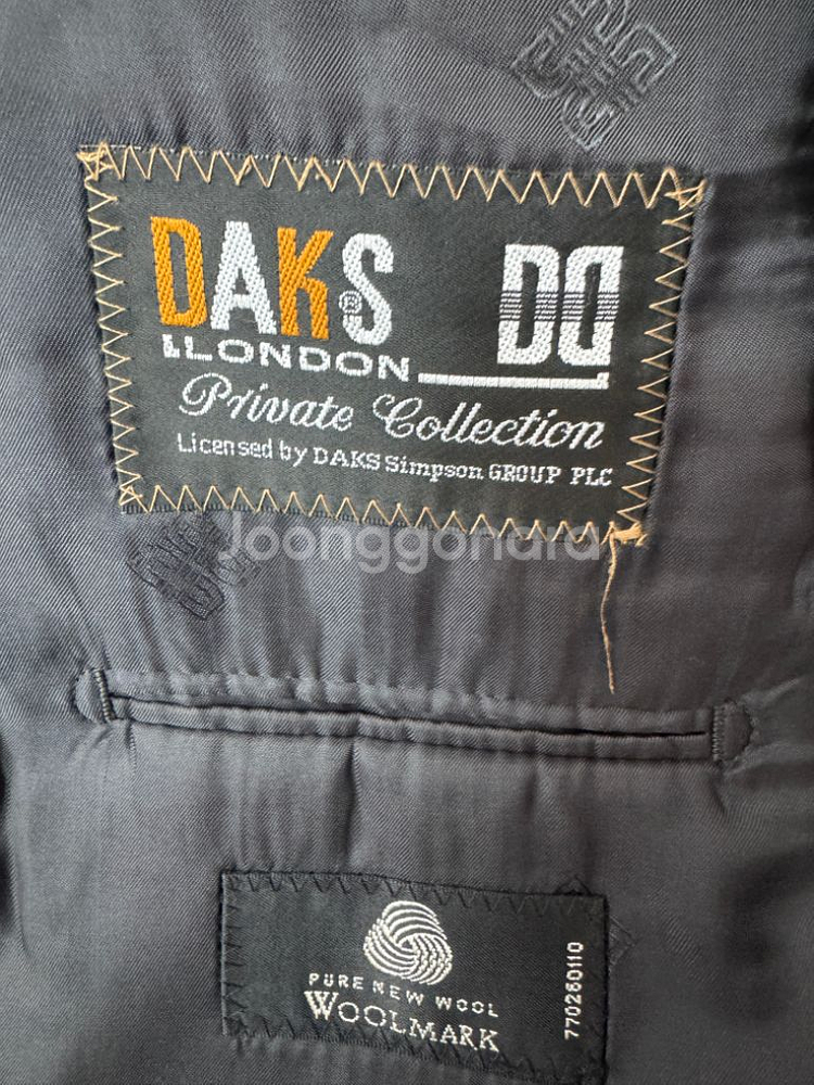 닥스 DAKS 정장 울 자켓--3