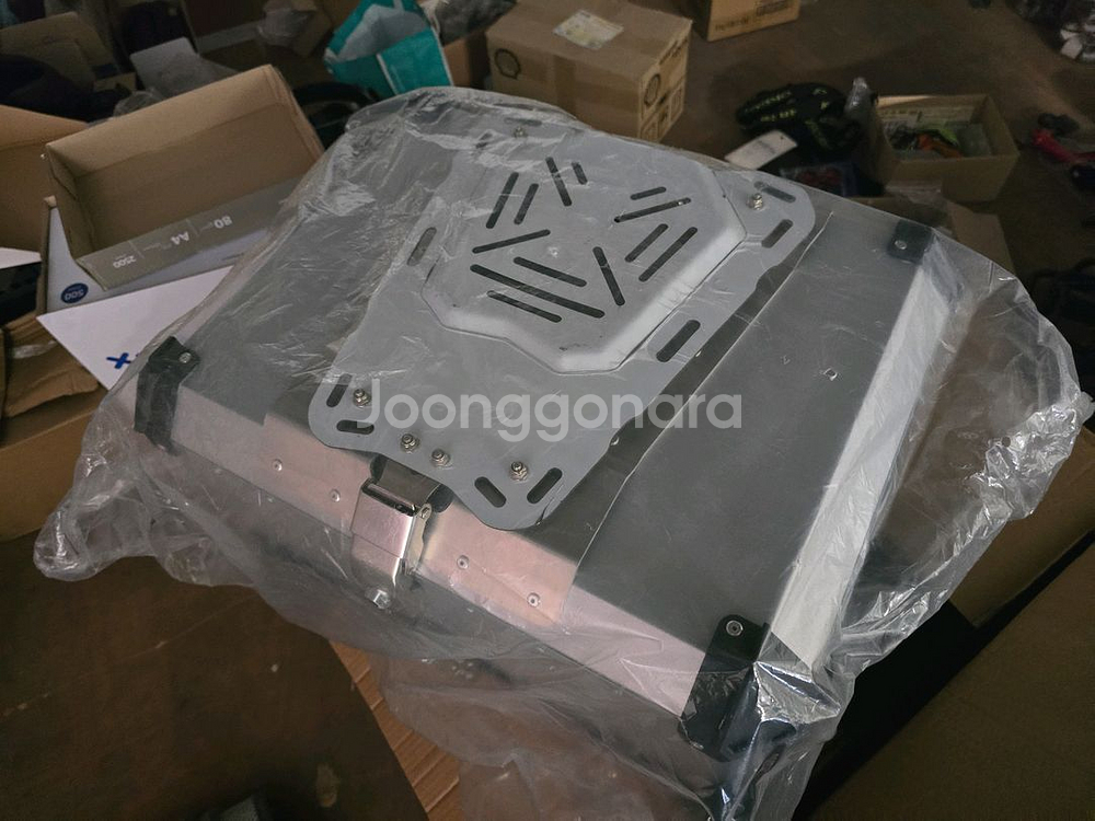 알루미늄 탑박스 80L 오토바이 배달대행 새제품--3