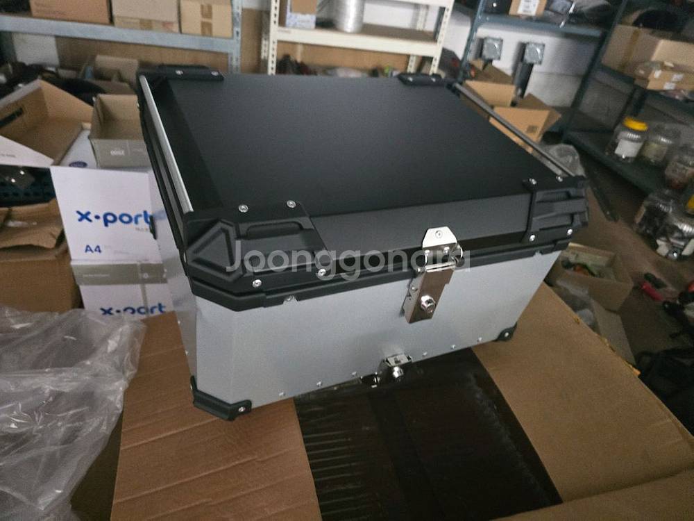 알루미늄 탑박스 80L 오토바이 배달대행 새제품--0
