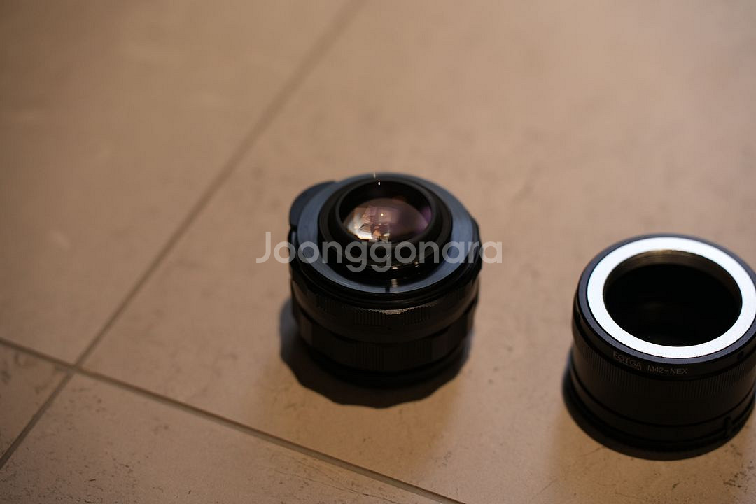 펜탁스 슈퍼 타쿠마 50mm f1.4 소니 변환링 포함--4