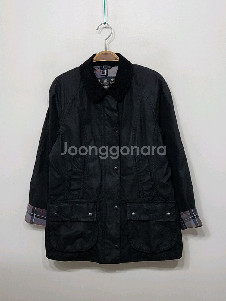 (M) 바버 비드넬 왁스자켓 블랙 왁싱점퍼 영국판--0