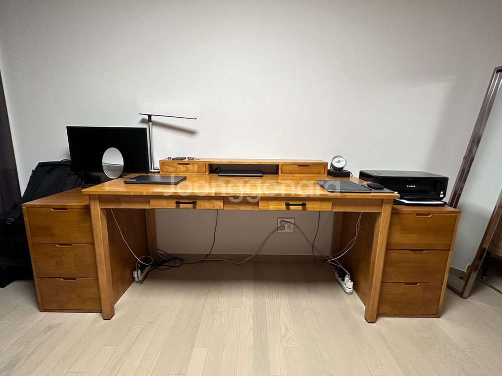 원목 책상 셋트 판매합니다.(25만)--0