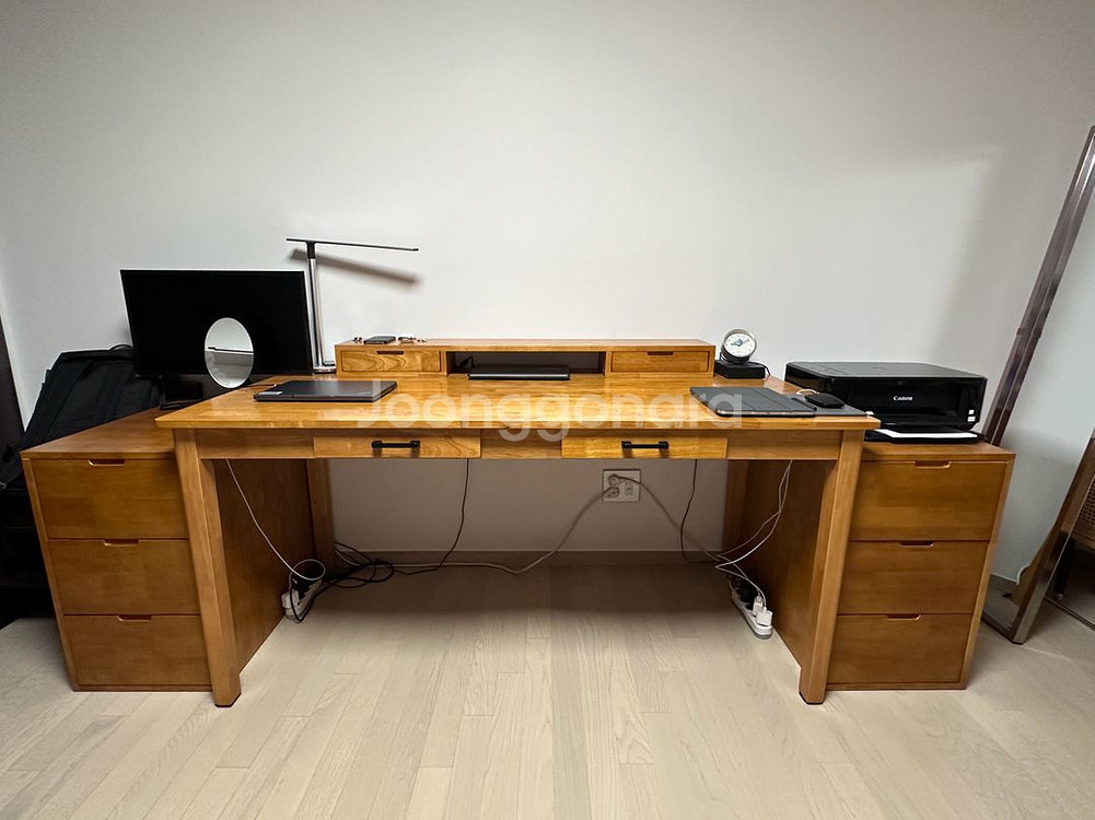 원목 책상 셋트 판매합니다.(25만)--1