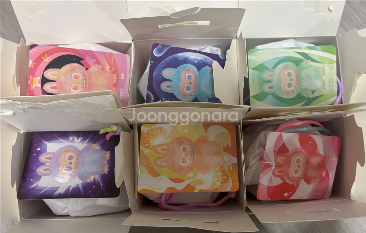 팝마트 정품 라부부 하이라이트 키링 (개별 판매)--0