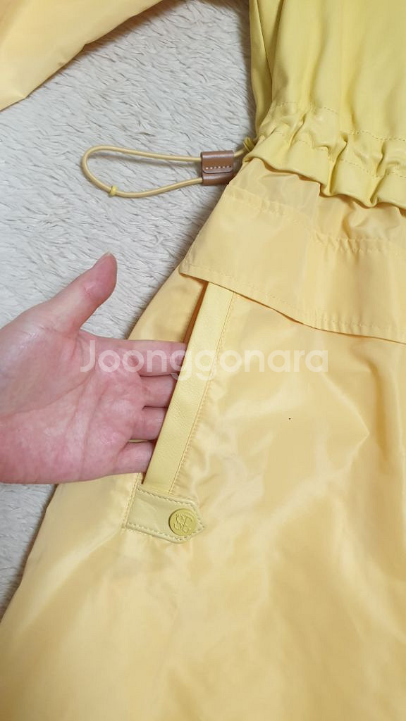 [여성66] 정품 SJ WANI 양가죽장식 트렌치코트--4
