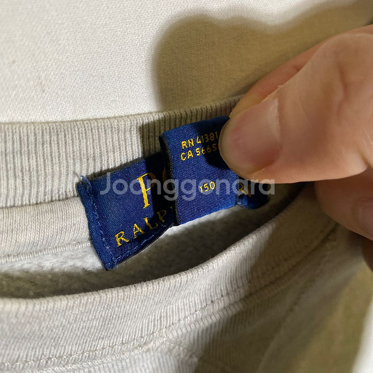 주니어 M)폴로 랄프로렌 주니어 맨투맨 스웻셔츠--3