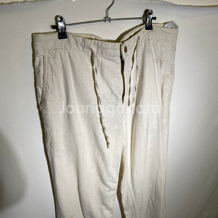 M)자라 린넨 팬츠 면바지--0