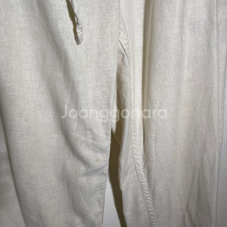 M)자라 린넨 팬츠 면바지--4