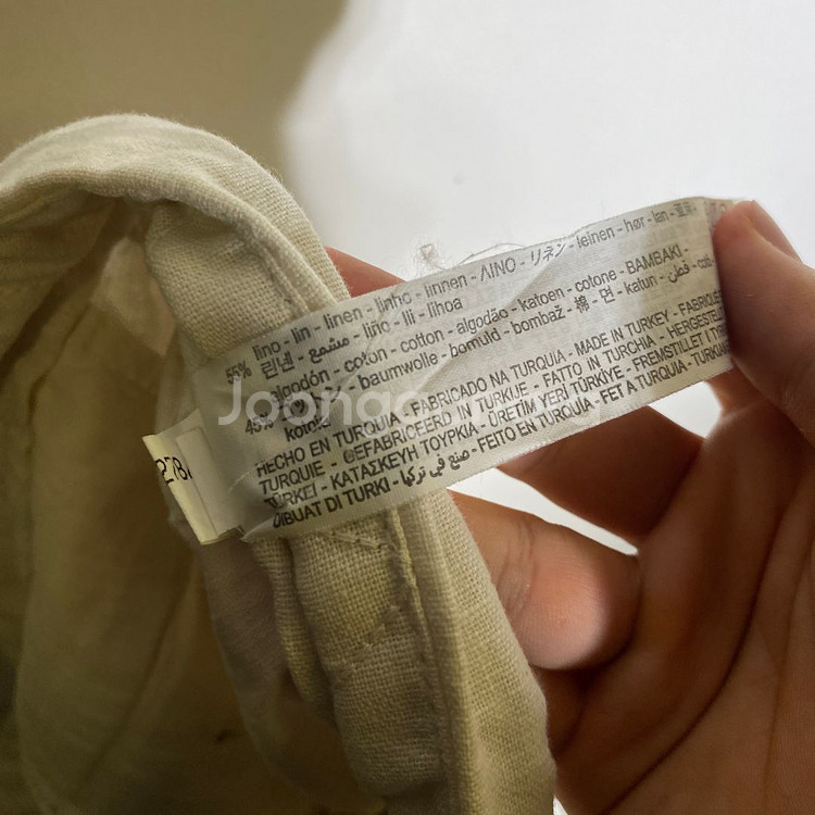 M)자라 린넨 팬츠 면바지--8