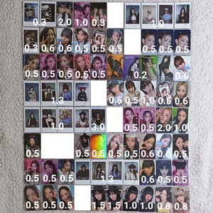 르세라핌 포카 (김채원 사쿠라 허윤진 카즈하 홍은채) 이미지