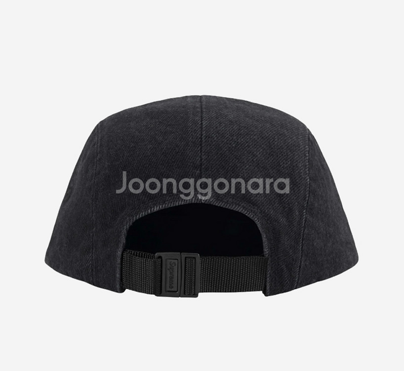 슈프림 데님 캠프캡 블랙 - 25SS--1