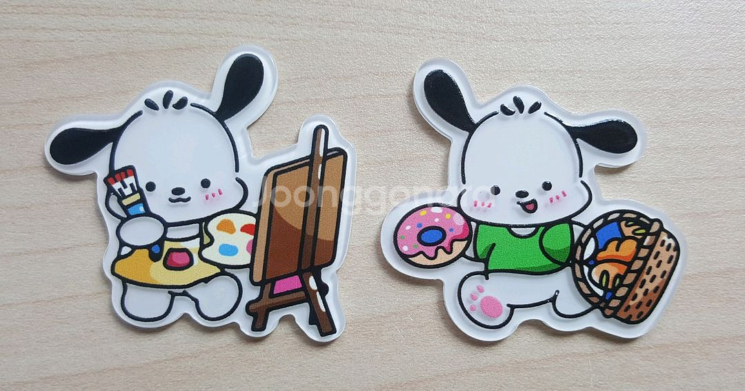 산리오 포차코 아크릴 파츠--0