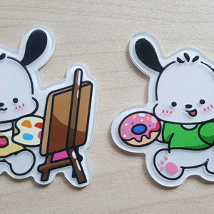 산리오 포차코 아크릴 파츠