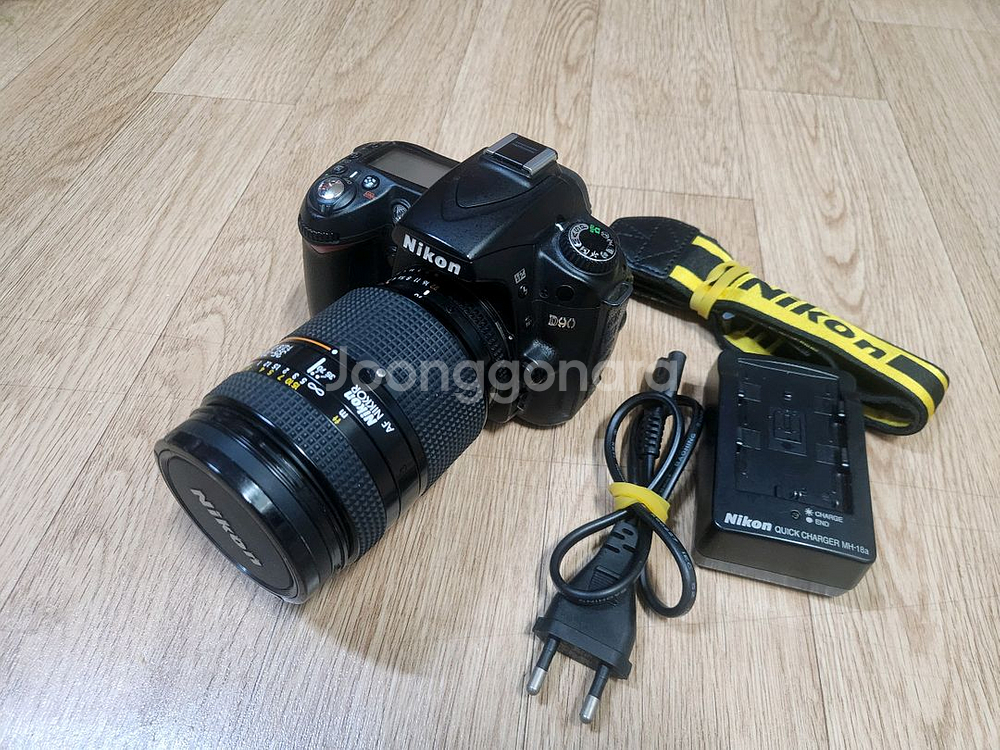 니콘 D90바디및 35-70mm F2.8D 렌즈 셋트--0