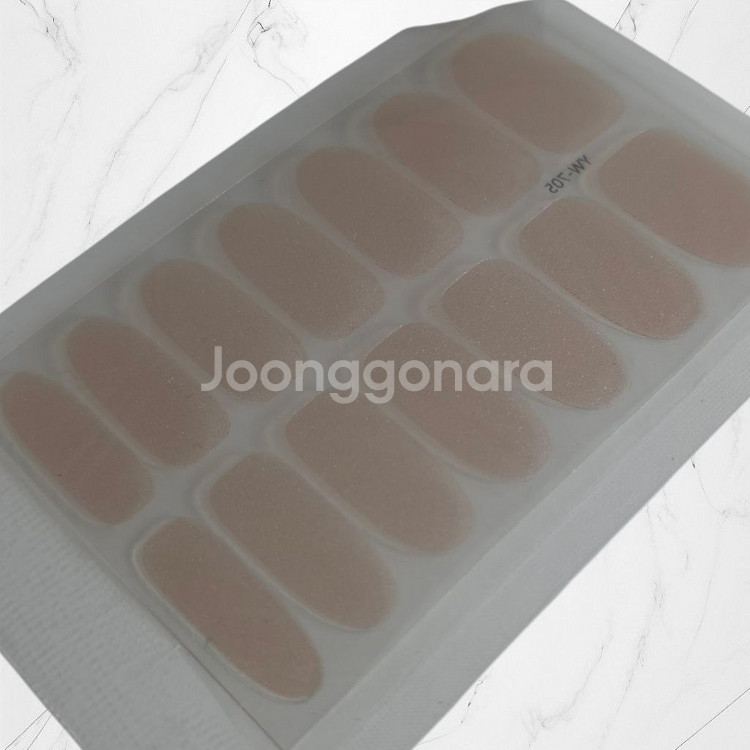 [새상품] 누드 펄 베이스 네일스티커 젤네일 글리터--3