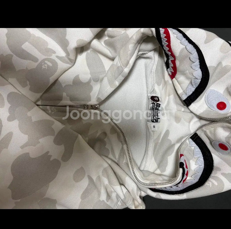 베이프 샤크 후드집업xl--1