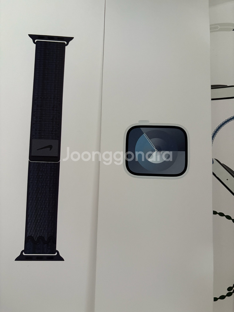 애플워치9 45mm 실버 애케플O--0