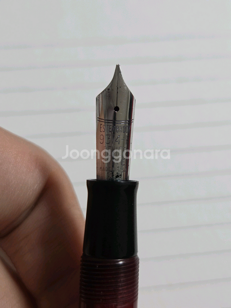 에스터브룩 SJ모델 oblique fine nib 판매--4