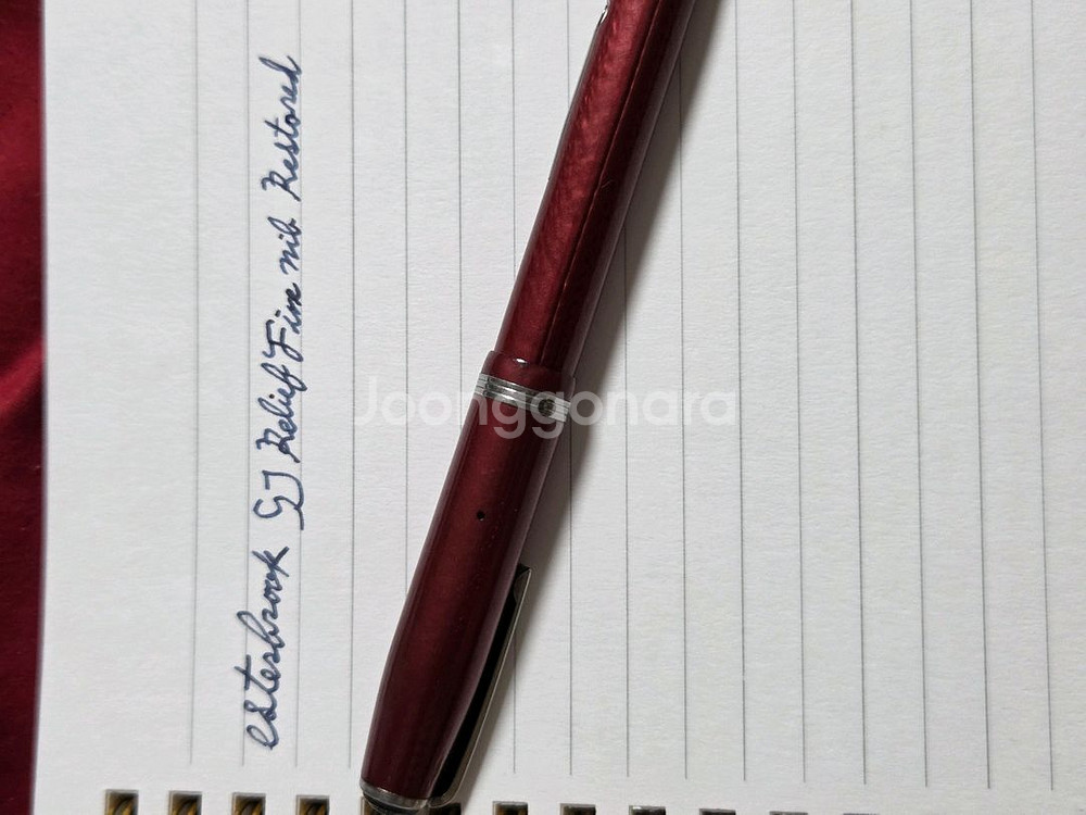 에스터브룩 SJ모델 oblique fine nib 판매--6