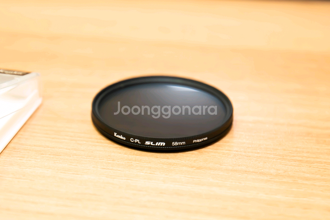 겐코58mm 슬림 cpl필터 팝니다.--7