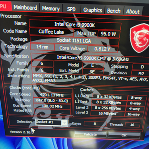 i9 9900k aorus z390