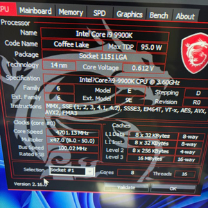 i9 9900k aorus z390