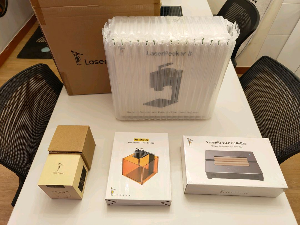 레이저패커3 디럭스 풀세트 미개봉 레이저 각인기 이미지