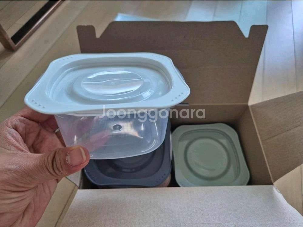쿡플러스 밀폐용기 2세트 일괄 판매--1