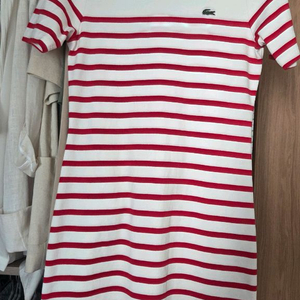Lacoste 스트라이프 원피스 34 스몰사이즈