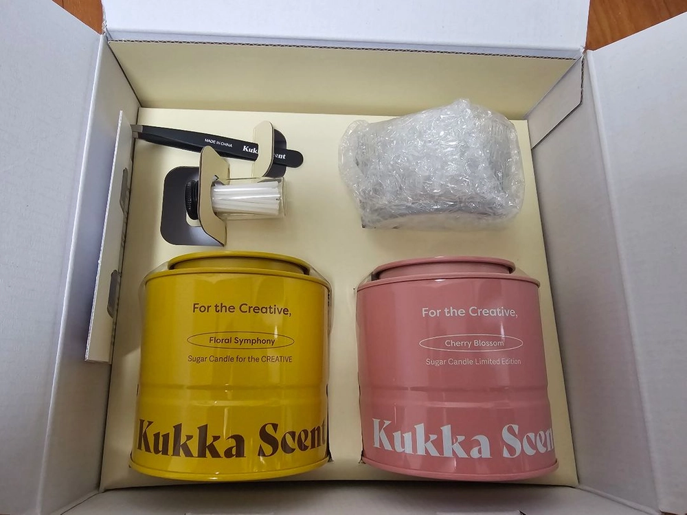 Kukka Scent 슈가 캔들 세트 이미지