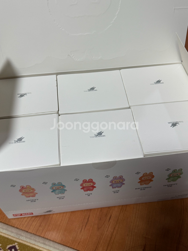 팝마트 라부부 하이라이트 밑단개봉 전색상 정품--0