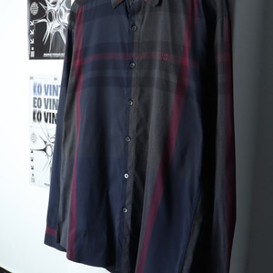 (L-XL) 닥스 셔츠 남방 스트라이프 톤다운