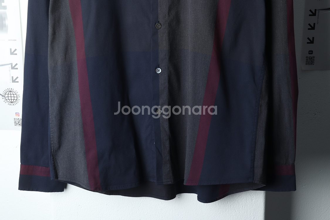 (L-XL) 닥스 셔츠 남방 스트라이프 톤다운--3
