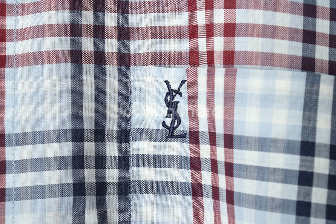 (2XL) 입생로랑 셔츠 남방 빅사이즈 체크--4