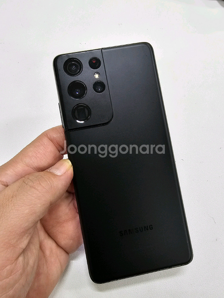 갤럭시 S21울트라 블랙 256GB 무잔상--0