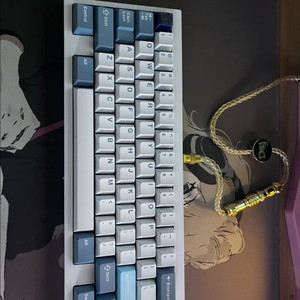 qk60 wkl 화이트 키보드