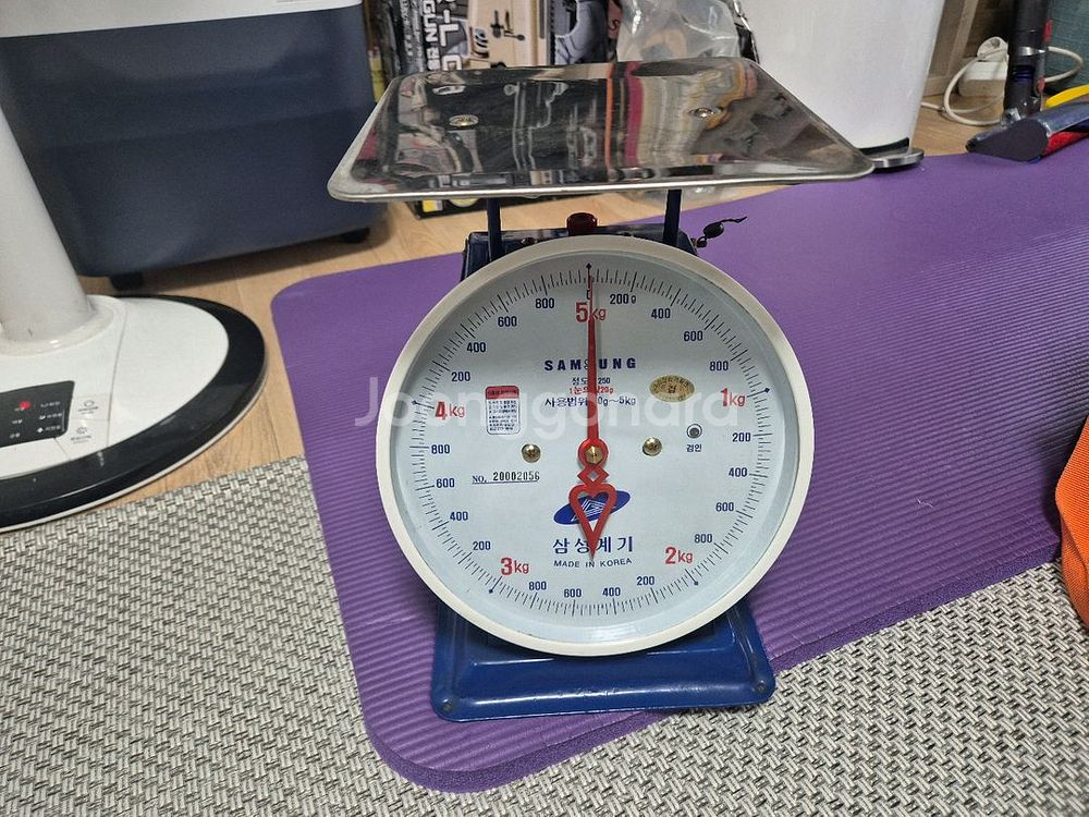삼성계기 블루 5kg 저울 팝니다.--0