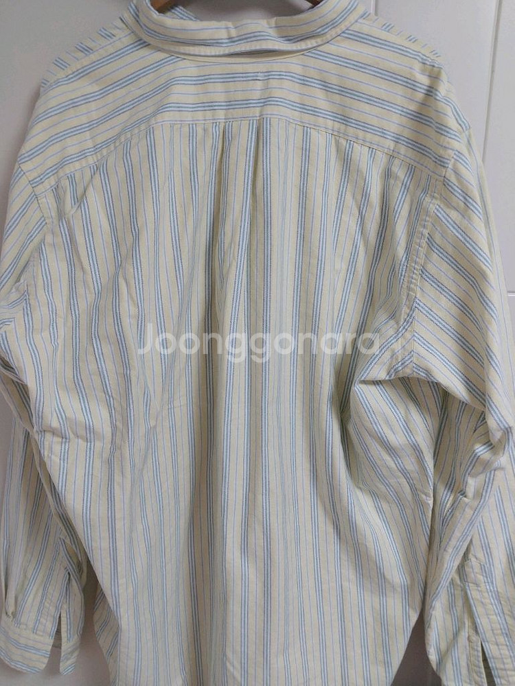 정품 빈티지 90년대 폴로 스트라이프 오버핏 셔츠--5