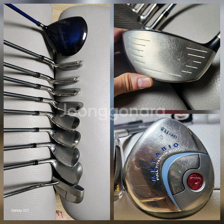 여성 골프채 풀세트(여자 드라이버,아이언, 퍼터, 캐디--6