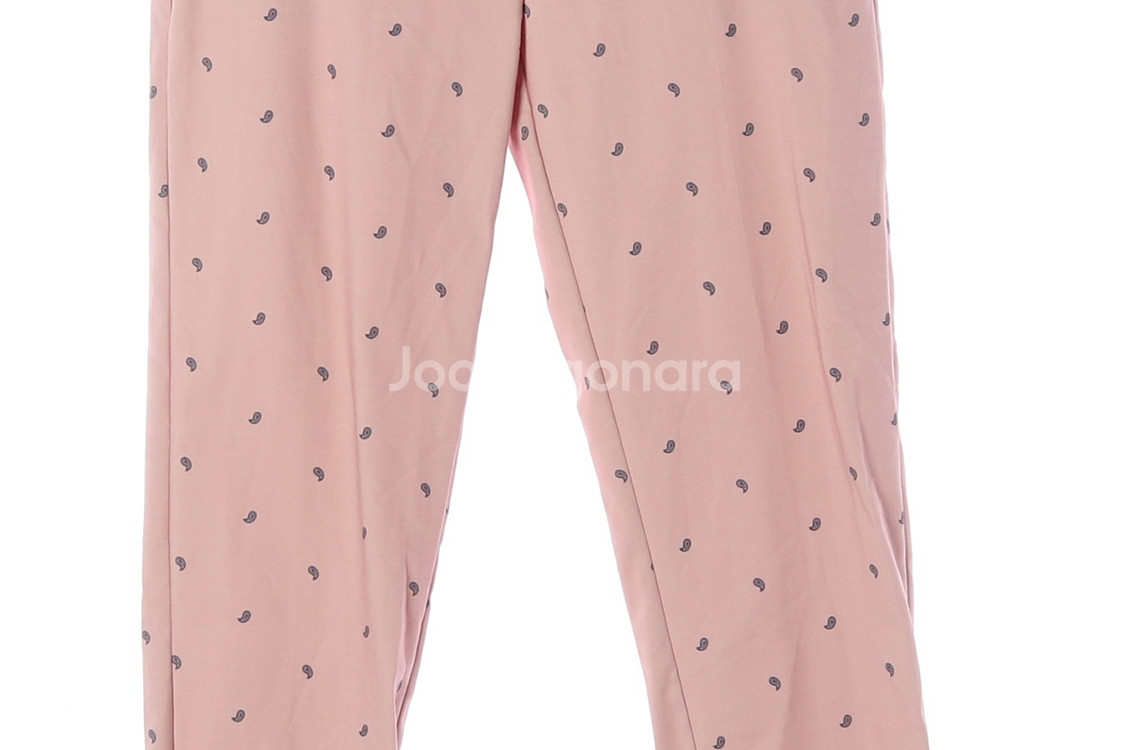 [S]타미힐피거 핑크 페이즐리 패턴 슬랙스 팬츠 셋업--2