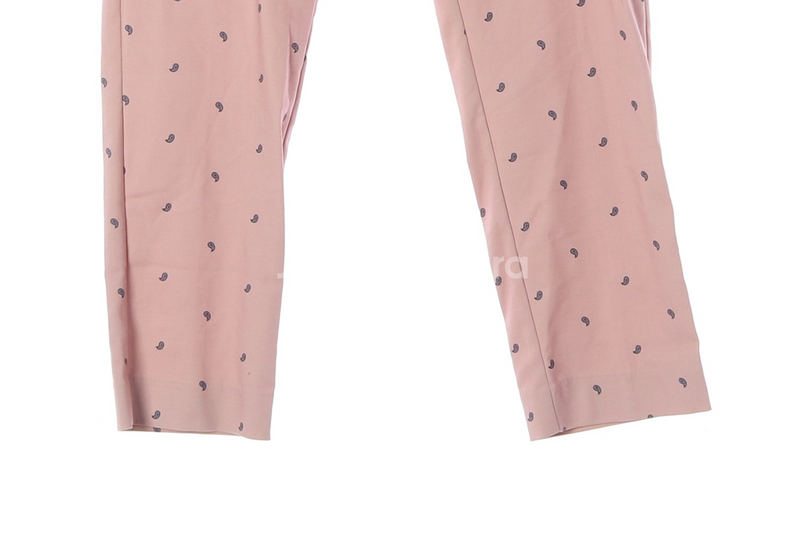 [S]타미힐피거 핑크 페이즐리 패턴 슬랙스 팬츠 셋업--3