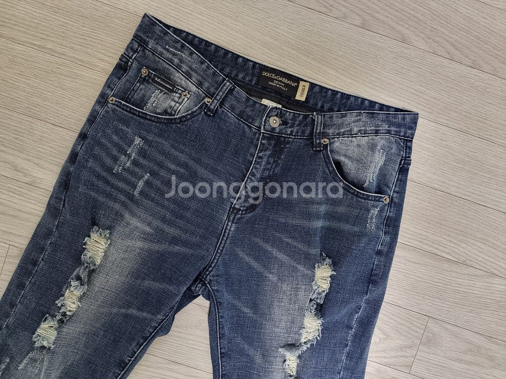 (33~34)돌체앤가바나 남성 슬림 데님팬츠--1